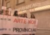 A folga das traballadoras do téxtil en defensa do convenio provincial pecha varias tendas durante a xornada