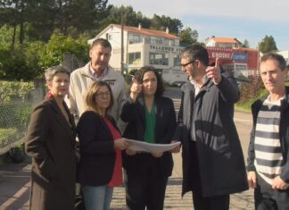 Unha nova senda peonil e ciclista reforzará a seguridade na AC-550 ó seu paso polo Porto do Son