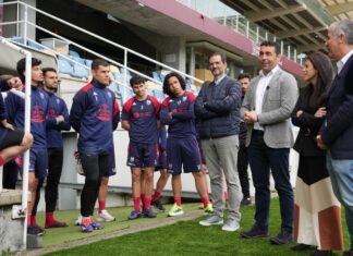 A Deputación de Pontevedra ofrece a súa colaboración para reparar o céspede de Pasarón