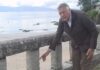 Telmo Martín garante que a balaustrada de pedra seguirá en Silgar e asegura que foi un bulo do BNG