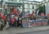 Concentracións en Pontevedra e O Salnés alertando do aumento das listas de agarda