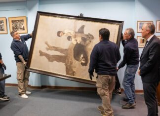 ‘A derradeira leición do mestre’ de Castelao xa viaxa dende Bos Aires cara o Museo de Pontevedra