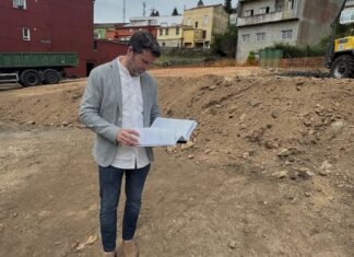 En marcha as obras de mellora no parque de Cimadevila