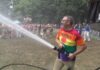 As peñas toman a Cachada no ecuador das festas de Boiro