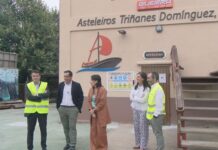 A Conselleira de Economía destaca en Boiro a aposta pola diversificación de Samala Shipyard