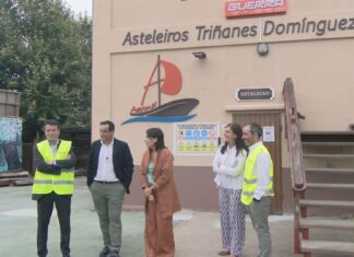 A Conselleira de Economía destaca en Boiro a aposta pola diversificación de Samala Shipyard