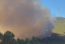 Medio Rural dá por estabilizado o incendio de Ribasieira