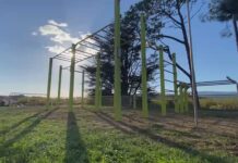 Avanzan as obras de construción do circuíto de calistenia e da pista deportiva no Campo de Arriba
