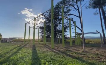 Avanzan as obras de construción do circuíto de calistenia e da pista deportiva no Campo de Arriba