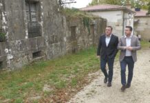Concello de Boiro e Deputación asinan un convenio para avanzar na rehabilitación de Goiáns